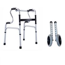 Andador 2 Niveis Fixo E Articulado Dobrável Com Rodas