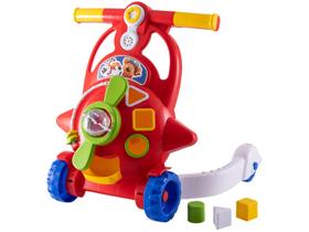 Andador 2em1 Bebê Aviador Amarelo Com Som +3 Meses - Tateti