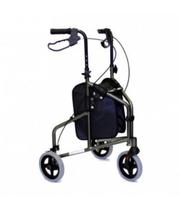 Andador 3 Rodas Com Cesto Dobrável Bronze 100Kg Andador 3 Rodas Com Cesto Dobrável Bronze 100Kg