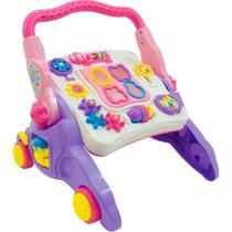 Andador 4 em 1 Menina com Som