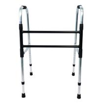 Andador adulto idoso aluminio dobrável 2 br fx plus a399