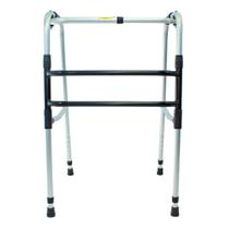 Andador adulto idoso aluminio dobrável articulado - 130 kg a408
