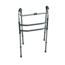 Andador Alumínio Articulado e Dobrável 3 Barras Prata Espelhado Adulto Mercur