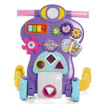 Andador Andaja Infantil Musical Para Bebê Com Luz Didático - Rosa - Tateti Andador Andaja Infantil Musical Para Bebê Com Luz Didático - Rosa - Tateti