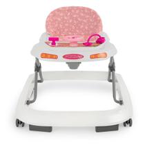 Andador Andajar Disquinho Princesa Rosa Coroa Tutti Baby Andador Andajar Disquinho Princesa Rosa Coroa Tutti Baby