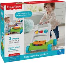 Andador Apoiador De Atividades Fisher Price - +9 Meses - Mattel FYK65