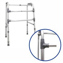 Andador Articulado Hospitalar Resistente Profissional 3 Barras Regulagem de Altura Idosos Ortopédico 130kg Sequencial Andador Articulado Hospitalar Resistente Profissional 3 Barras Regulagem de Altura Idosos Ortopédico 130kg Sequencial