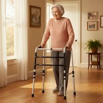 Andador Articulado Reg.anvisa 3 Barras Capac130 Kgs Dobrável