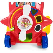 Andador bebe aviador c/som e luz tateti