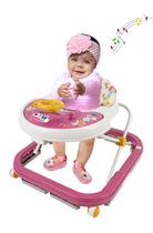 Andador Bebê Infantil Musical Sonoro Rosa Menina Barato