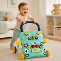 Andador Bebe Musical Rodinha Apoio Brinquedo Interativo Som