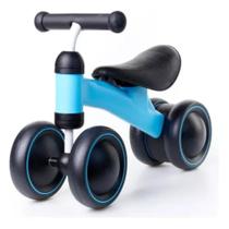 Andador Bicicleta Equilibrio Infantil Sem Pedal 4 Rodas Bebe