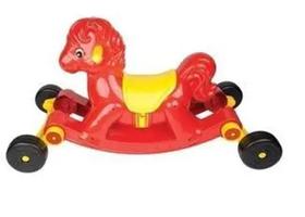 Andador Cavalinho 2 em 1 Vermelho 8300 Braskit