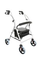 Andador com 4 Rodas Assento e Cesta D12 - Dellamed Andador com 4 Rodas Assento e Cesta D12 - Dellamed