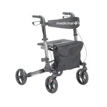 Andador com Rodas Dobravel Aluminio Ate 135kg MED530