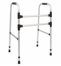 Andador de Adulto Alumínio Articulável 2 Barras Dobrável Alo