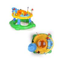 Andador de Bebê Infantil Centro de Atividades Stopper Assento 360º Brinquedos Interativo Musicais 5 em 1