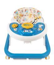 Andador De Bebê Infantil Musical Sonoro Azul Styll Baby