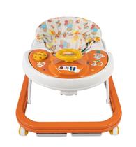 Andador De Bebê Infantil Musical Sonoro Laranja - Styll Baby