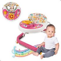 Andador De Bebê Infantil Musical Sonoro - Styll Baby Cor Rosa