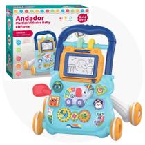 Andador de Empurrar Infantil Multi Atividades para Bebê Divertido - Dm Toys