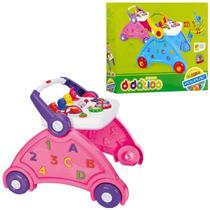 Andador Didático Com Atividades 3 Em 1 Infantil Educativo Para Bebê Menina Menino Brinquedos Poliplac