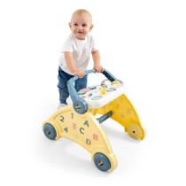 Andador Didático Infantil 3 em 1 com Som, nquedos Educativos e Alça para Primeiros Passos - Poliplac