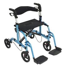 Andador dobrável 3 em 1 com função cadeira de rodas FST9103 Zimedical