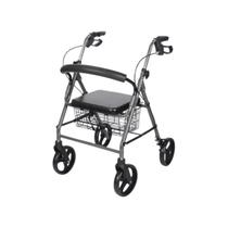 Andador Dobrável Regulável Assento 4 Rodas Idoso Hidrolight