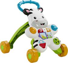 Andador Fisher-Price Aprenda Comigo Zebra - Para Bebês Acima de 6 Meses
