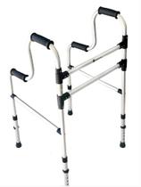 Andador Fixo 2 Barras 130kg Duplo Punho Natural - Sequencial - Andador Leve e Resistente