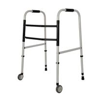Andador Fixo E Dobrável Alumínio 2 Barras Rodas Adulto Andador Fixo E Dobrável Alumínio 2 Barras Rodas Adulto