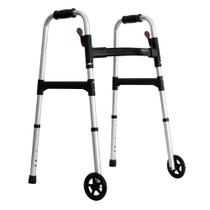 Andador idoso c/ rodas desmontavel articulado adulto mercur