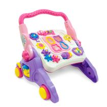 Andador Infantil 4 Em 1 Para Bebê Educativo 3006 Maral Rosa