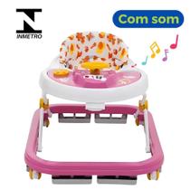 Andador Infantil Bebê Disquinho Andaja Painel Musical Menina