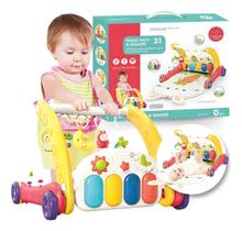 Andador Infantil Brinquedo 2 Em 1 Vira Tapete Educativo Musical Didático Bebe Unissex
