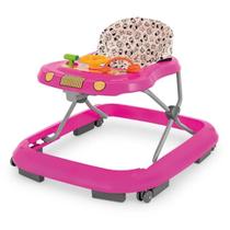 Andador Infantil Com regulagem Rosa - Tutti Baby