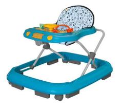 Andador Infantil de Bebê Safari 12Kg 3 Posições Tutti Baby - Azul