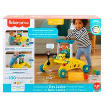 Andador Infantil de Dois Lados - Primeiros Passos - Tigre - Fisher-Price - 194735093038 - Fischer Price