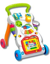 Andador Infantil De Empurrar Para Bebê Com Teclado Musical Carrinho Brinquedo Infantil