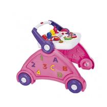 Andador Infantil Didático Educativo Bebe Criança Rosa Azul