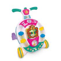 Andador Infantil Didático Maral Baby Walker 2 em 1 Rosa com 4 Rodas e Chocalho Andador Infantil Didático Maral Baby Walker 2 em 1 Rosa com 4 Rodas e Chocalho