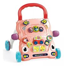Andador infantil educativo brinquedo didático de empurrar