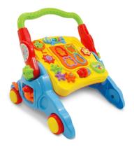 Andador Infantil Educativo Musical 4 Em 1 Colorido
