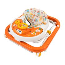 Andador Infantil Laranja Musical para Bebe Softway
