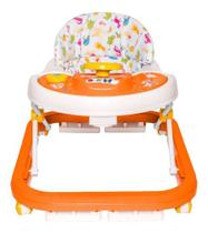 Andador Infantil Laranja Musical Styll Baby