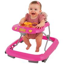 Andador Infantil Menina Safari Rosa II Bebe Antiqueda Roda Andador Infantil Menina Safari Rosa II Bebe Antiqueda Roda