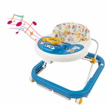 Andador Infantil Musical Rosa Azul Laranja Styll Baby