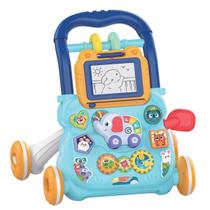 Andador Infantil P/ Bebê Atividades Azul Com Luz E Som Dm6750