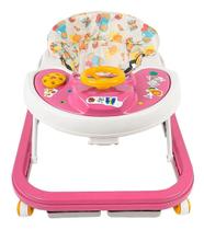 Andador Infantil para Bebê Menino e Menina Andador Musical Azul Rosa Laranja Bichinhos Styll Baby